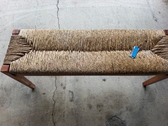 Wicker bench 40.00