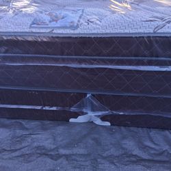 Brand New King Size Pillowtop Mattress Included Box Spring Free Delivery Depends On Location 