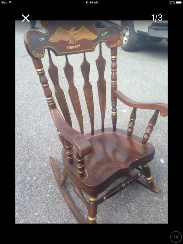 Bicentennial Virginia House Rocking Chair