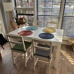 IKEA Dining Set – Table + 4 Chairs + Cushions – $270 (Worth $442!)
