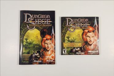 PC Game Dungeon Siege Legends Of Arianna 2003 3 Set Disc CD ROM
