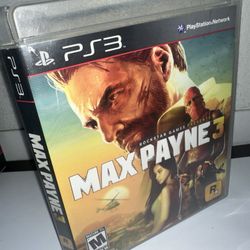 Max Payne 3 Sony PlayStation PS3 - 2012 Never Played CIB