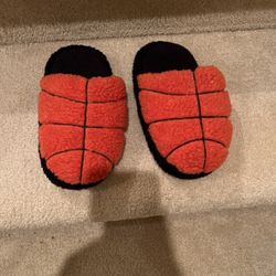 Football And Basketball Kids Slippers Sports Theme