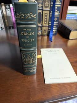 On the Origin of Species Charles Darwin Leatherbound book Gryphon Editions