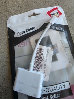 Apple lightening cable to hdmi usb c adapter