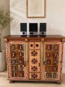 Handcrafted Indian Wooden Cabinet – Unique & Beautiful