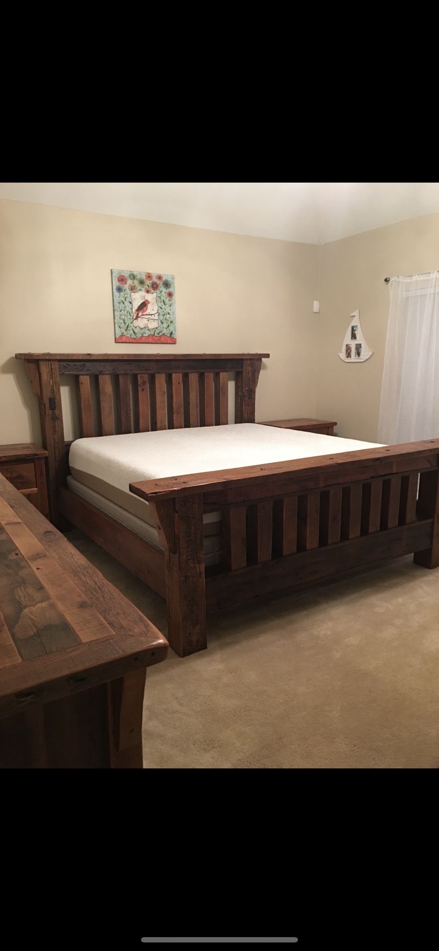 King Size Solid Wood Bedroom Set from Gallery Furniture
