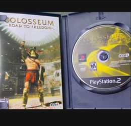 Colosseum: Road To Freedom PS2 CIB BL /W Registration Card