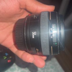 Cannon 50 Mm Lens 1.4 F/ 