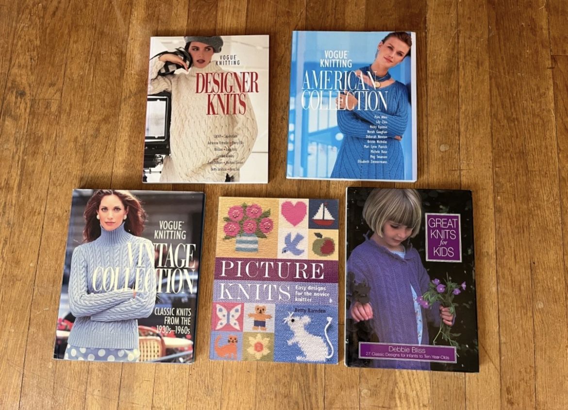 Knitting Books. $5Each.