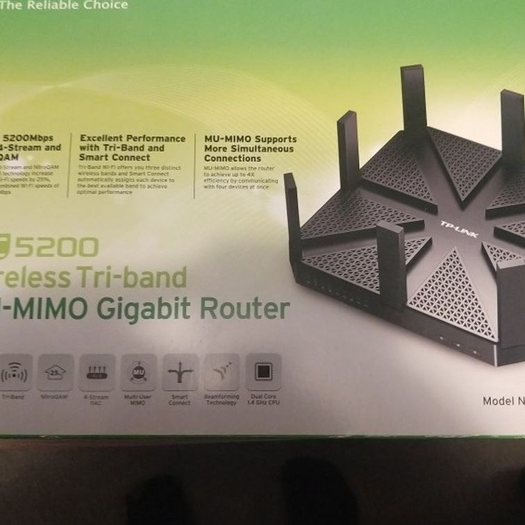 TP-LINK AC-5200 Gigabit Router With MU-MIMO