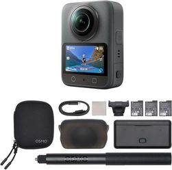 DJI Osmo 360 Adventure Combo - Waterproof 8K 360° Action Camera with 1-Inch Sensor, 128GB Built in