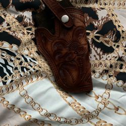 9mm Funda De Piel Original Viene De Peñasco Mexico Hand Craft 