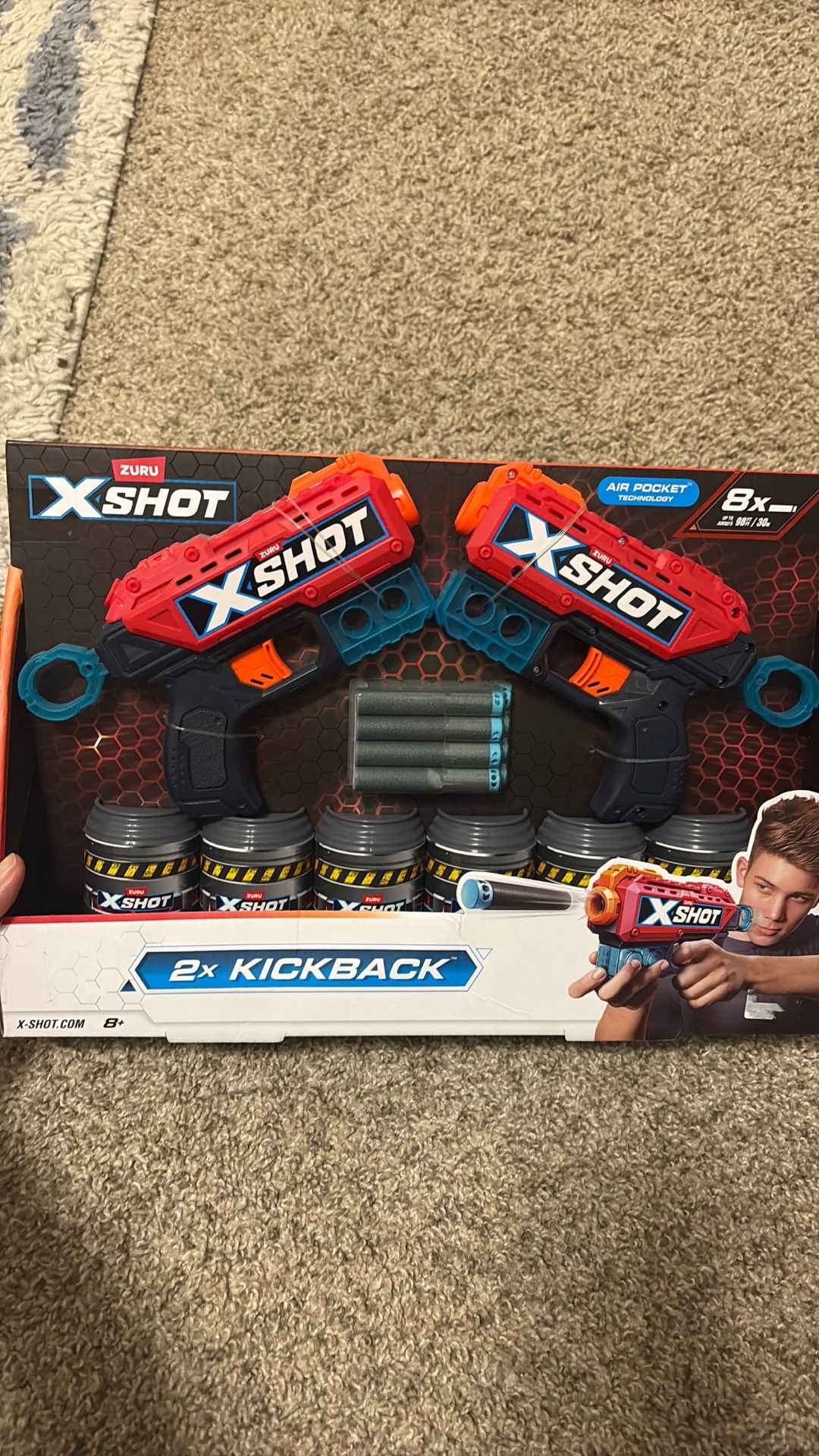 Brand new in box nerf gun set