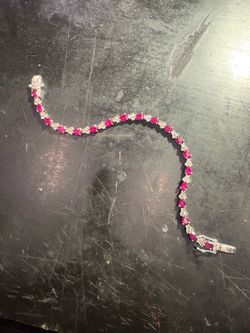 .925 silver tennis bracelet