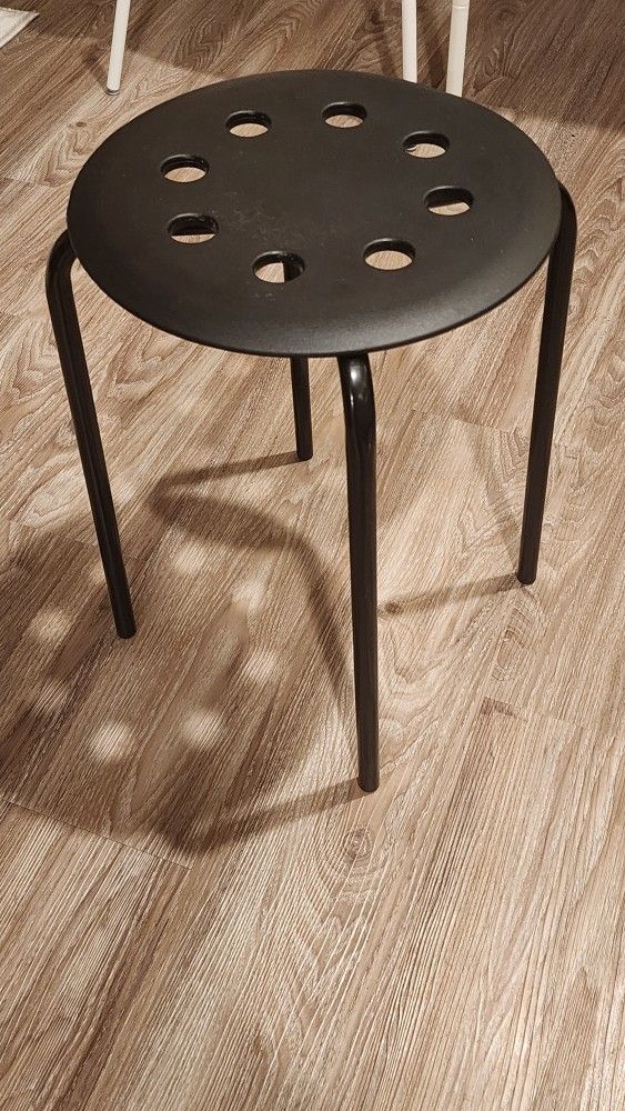 Black Ikea Stool