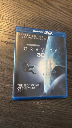 Gravity 3D Blu Ray