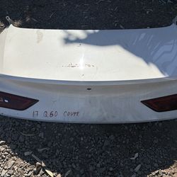 2017 Infiniti q60 coupe trunk