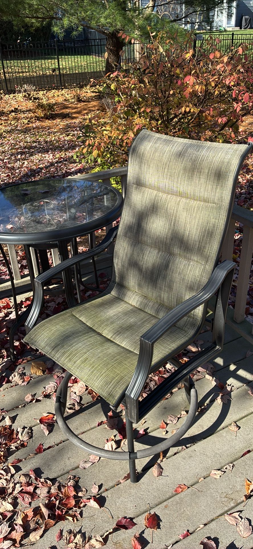 Hampton Bay 3 Piece Deck/Patio Set  Black