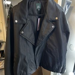 Women’s Black Leather Jacket 