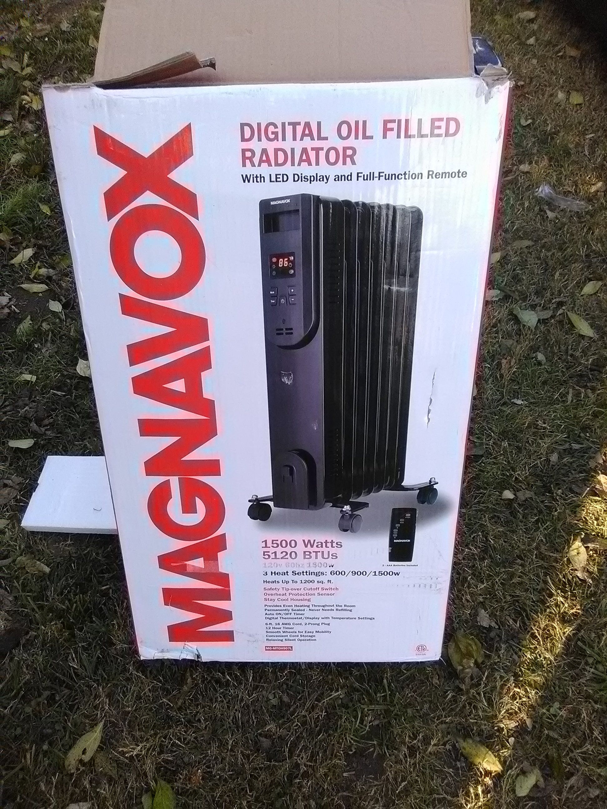 Magnavox oil filled radiator heater for Sale in Cincinnati, OH - OfferUp