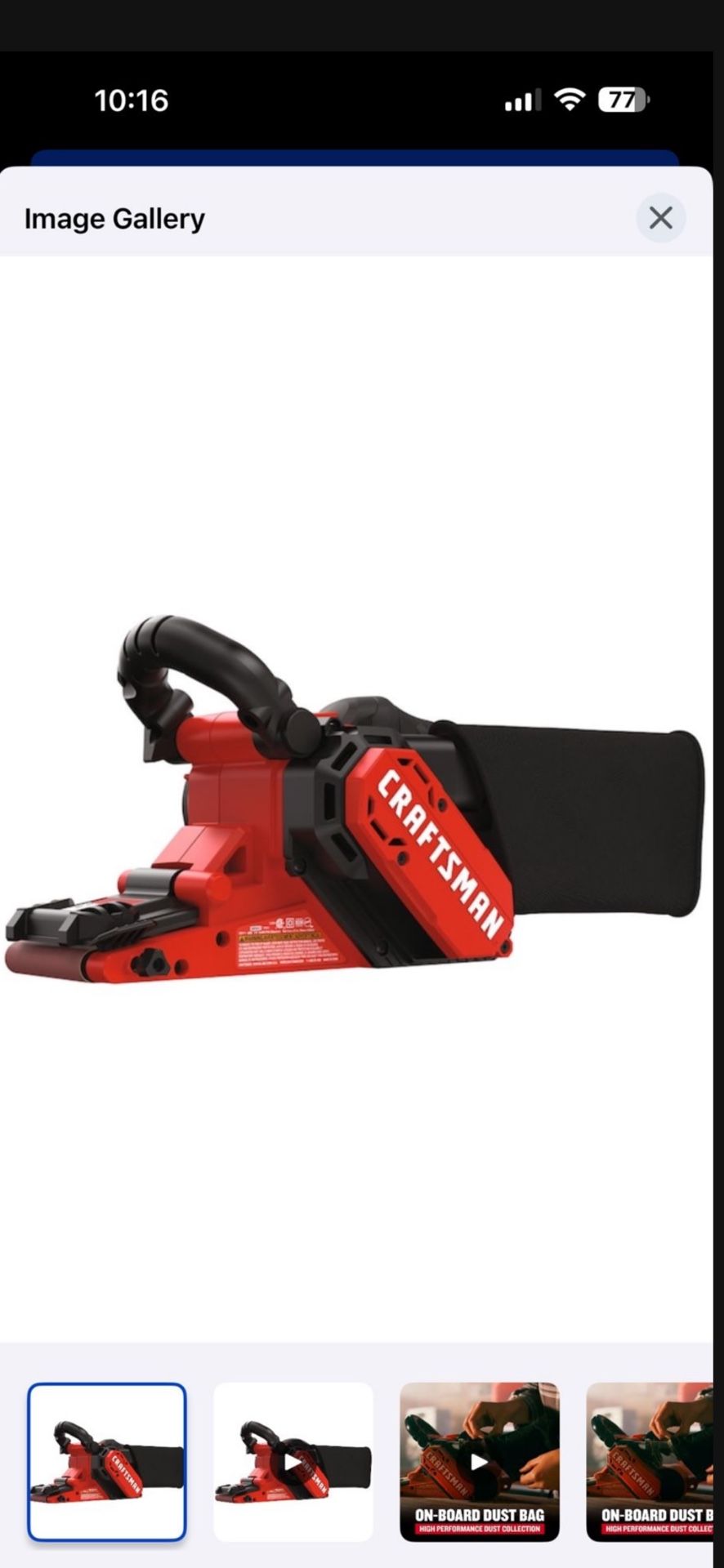 Electric Belt Sander
