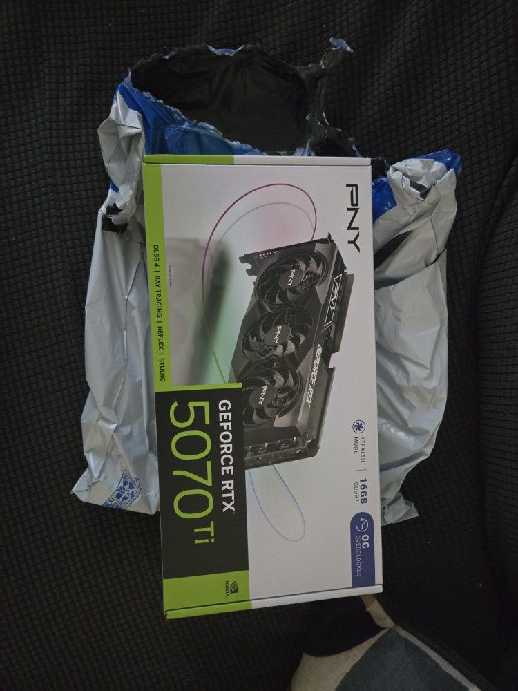 New PNY 5070 Ti Gpu