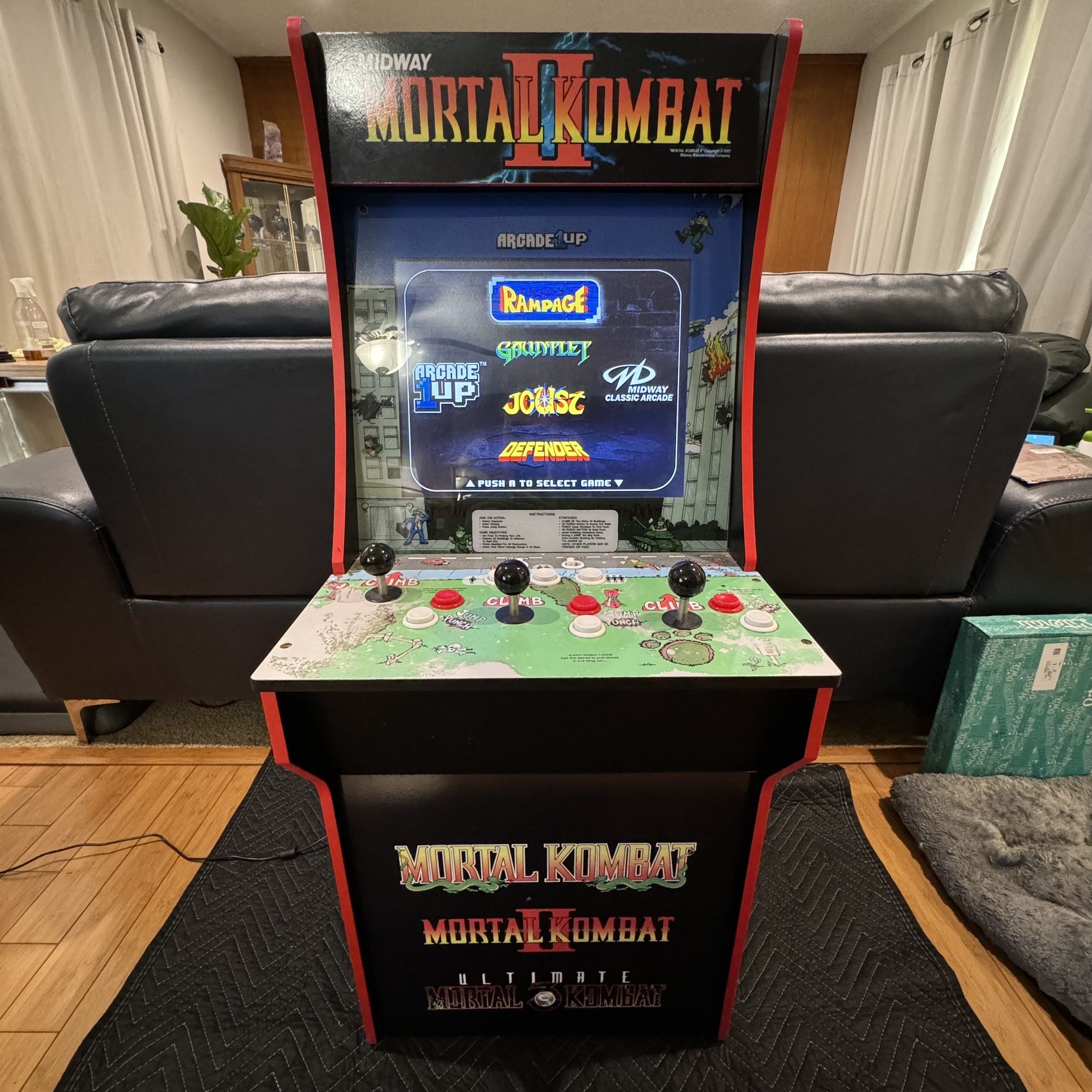 Arcade1Up Rampage/mortal Kombat 