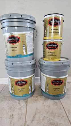 NEW Unopened Dunn-Edwards Suprema Paint - Taupe of the Morning - 17 Gal Total