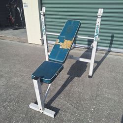 Used standard bench/rack.