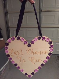 Flower Girl Heart Purple/Plum