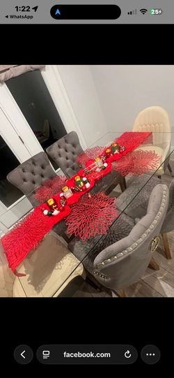 Glass Dining Room Table For 6