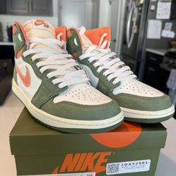 Jordan 1 High (Celadon) Mens size 9.5