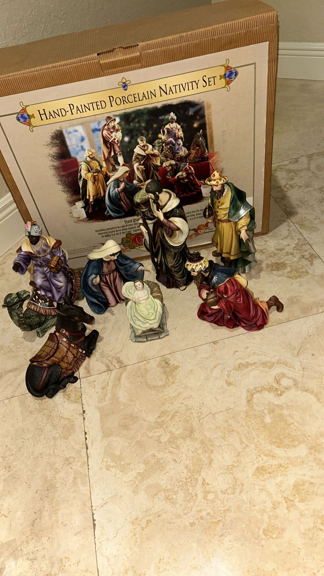 Porcelain Nativity Set 