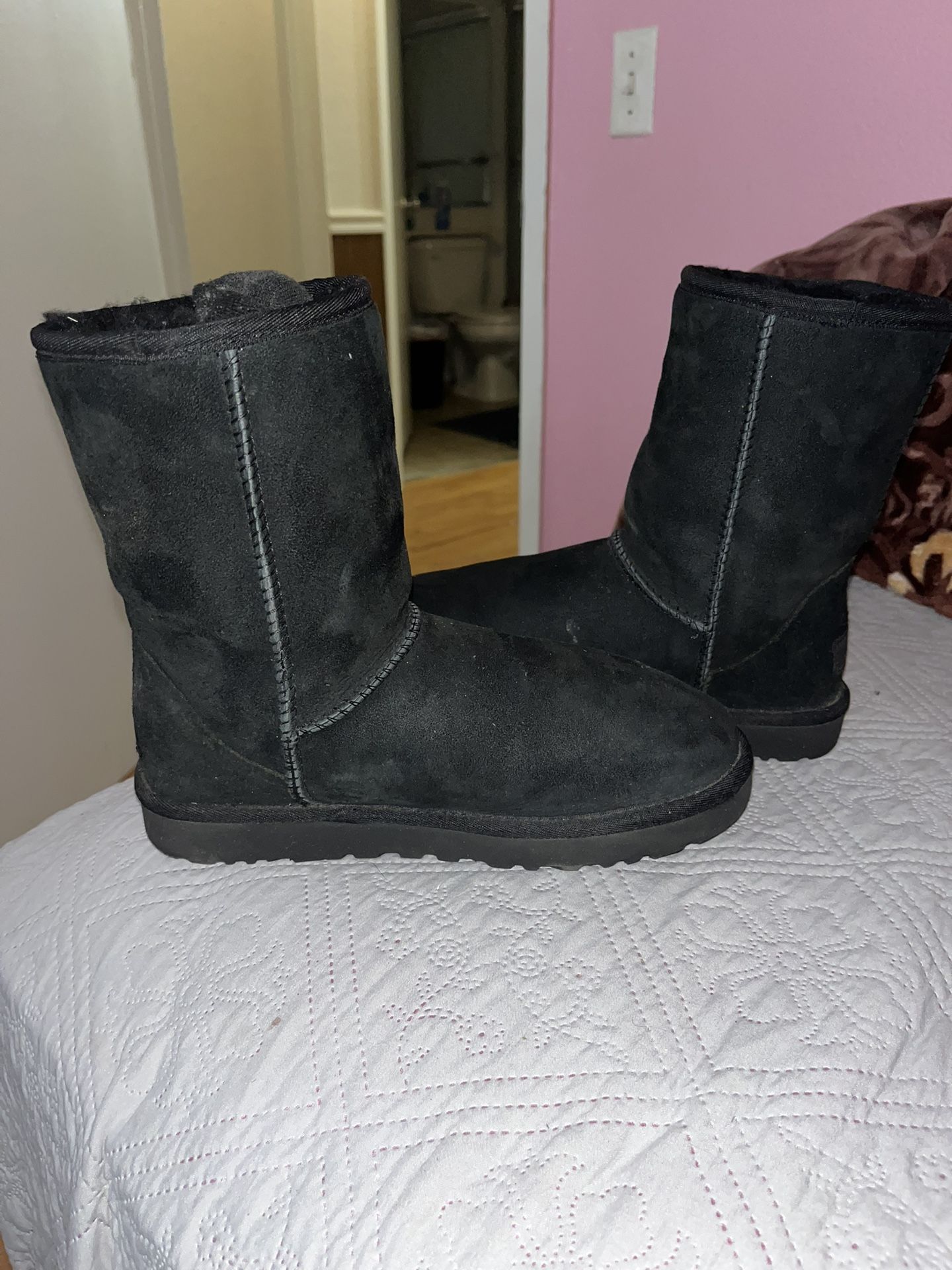 Black Suede Boots