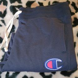 Men's Champion Joggers Blue Size Small