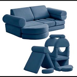 Modern Modular Floor Sofa – Low Profile Lounge Couch with Oversized Arms