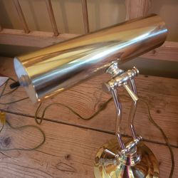 All Brass Library Lamp