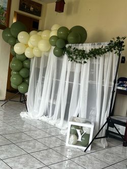 Curtains chiffon