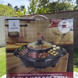 Appetit 2 In 1 Hot Pot Grill