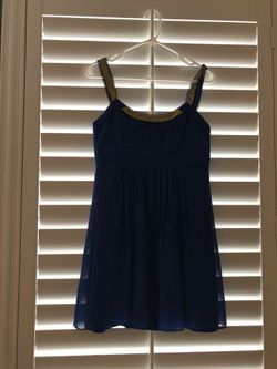 Royal blue dress