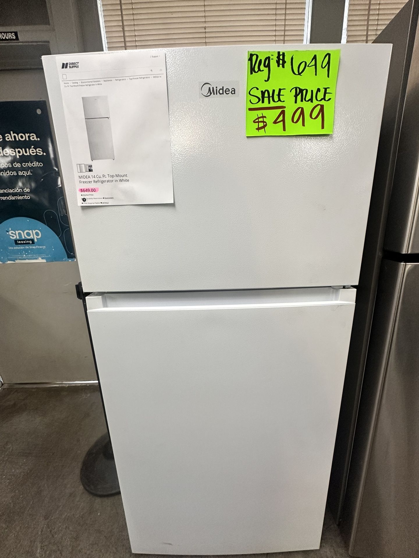 Midea Apt Size Refrigerator On Sale