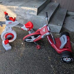 Radio Flyer Tricycle, Fisher Price Exercise Bike