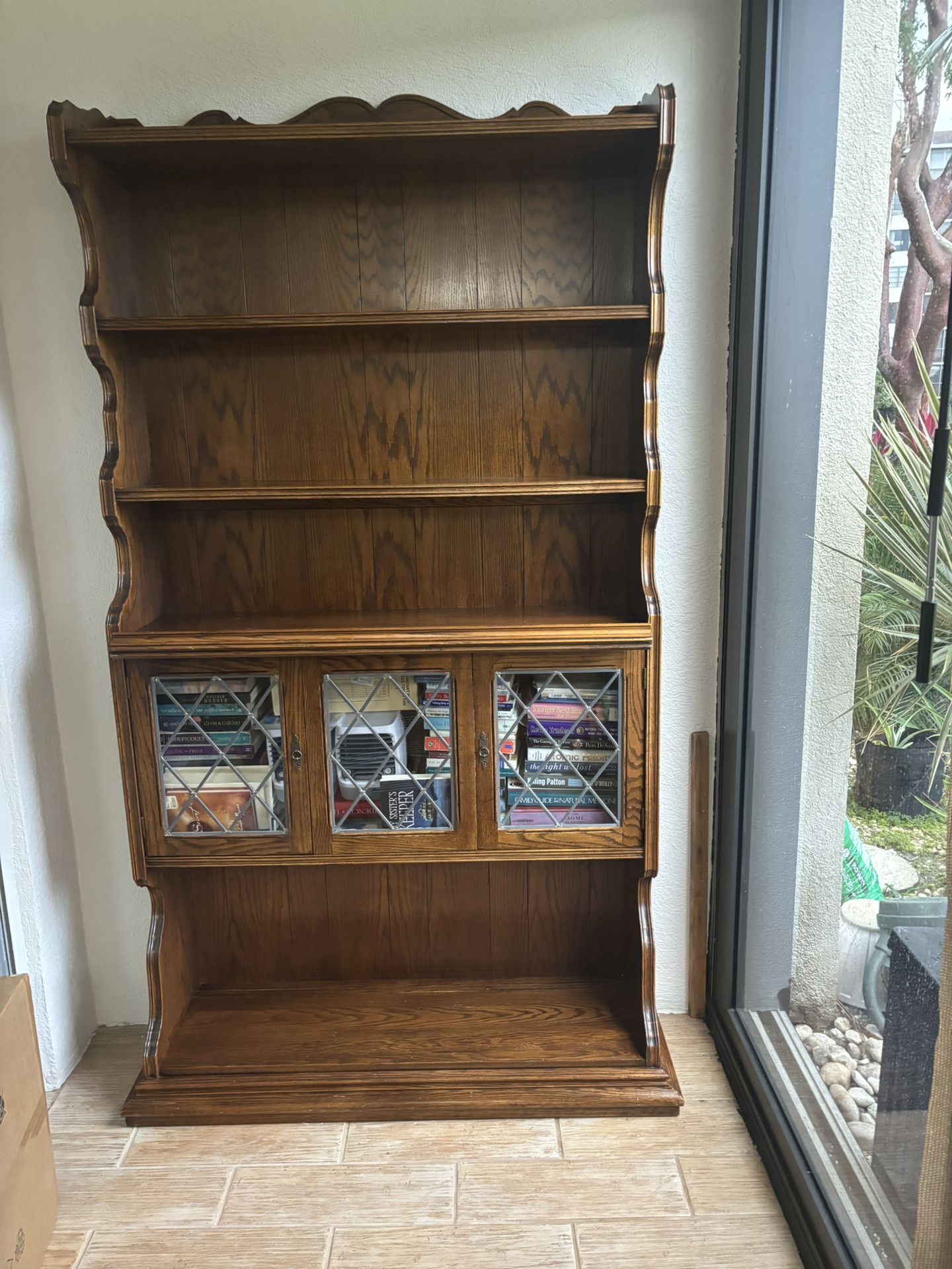 Ethan Allen Wood bookshelf