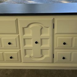 Vintage Solid Wood Dresser 