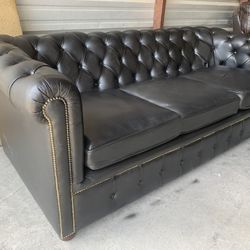 Black Chesterfield Sofa