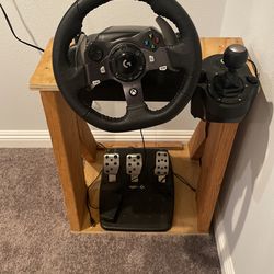 Logitech G920 Gaming Wheel With Shifter And Pedestal