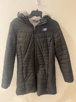 Women’s Black Sherpa Lined Puffer Jacket