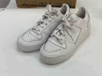 Adidas women’s forum bold fy9042 white lace up shoes sneaker leather!! Size 7.5