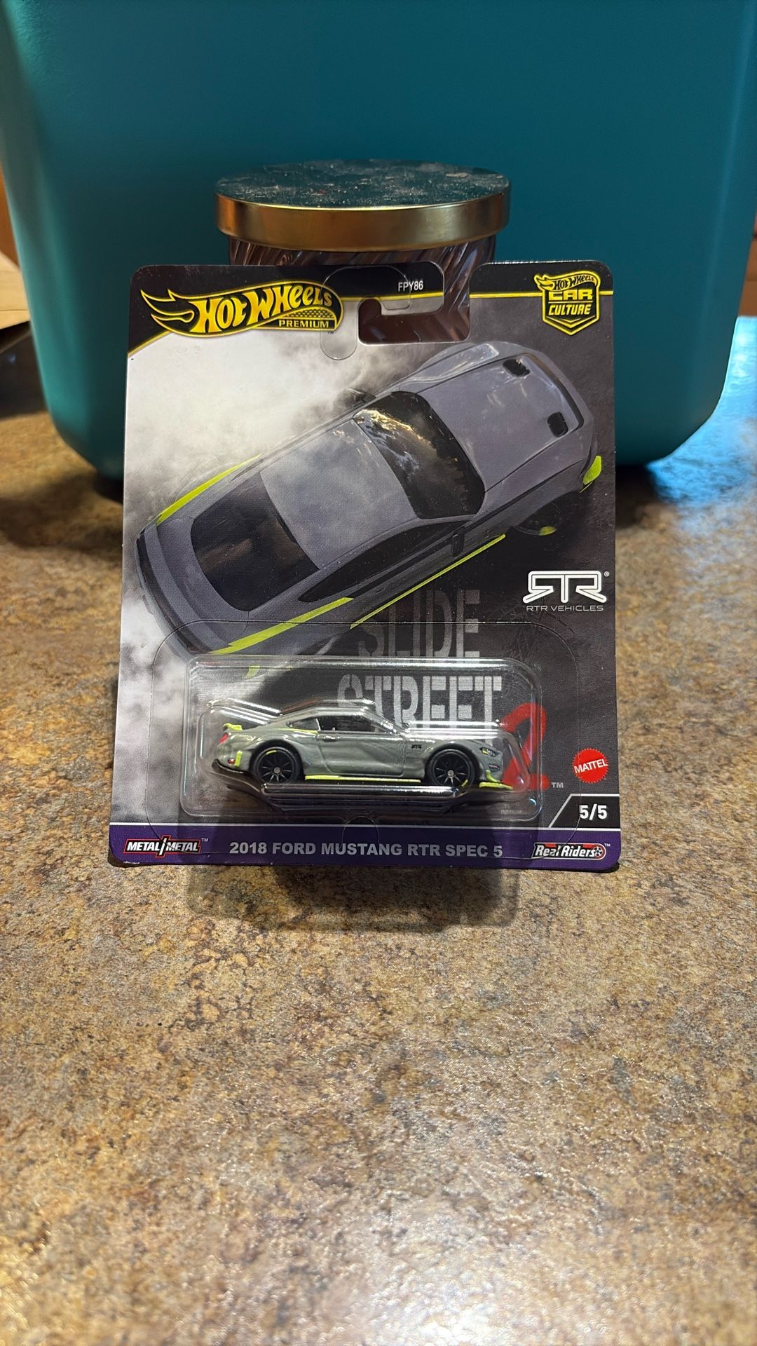 Hot Wheels 2018 Ford Mustang RTR Spec 5 Car Culture Slide Street 2 Premium